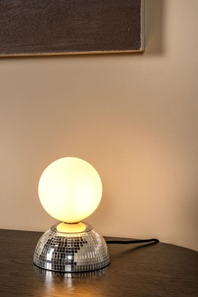 Lucide GLITZER - Table lamp - Ø 14 cm - 1xG9 - Silver